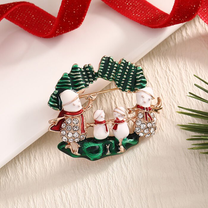 Ins Christmas Cute Brooch Pendant Clothing Pin Fashion Accessories Design Sense Jewelry Niche Simple Decoration - Image 33