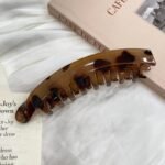 Korean Style Vintage Banana Clip Hair Clip Women's 2024 New High-end Back of Head Hair Fixed Horizontal Clip Banana Clip Hair Clip - Image 7