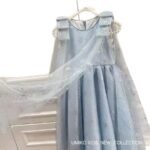 Original Elsa Elsa Snow Princess Girl Princess Dress Super Fairy Little Girl Birthday Puffy Dress Children's Cloak Summer - Image 5