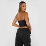 Cross-border European and American Foreign Trade Strapless Women's Inner Wearing Pure Spice Girl Top Summer Outer Wearing Pullover Vest Slim-fit Women's Clothing - Image 4