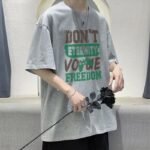 Summer New Short-Sleeved Loose T-Shirt Men's Trbottomy Brand Casual Half-Sleeved Trbottomyy T-Shirt Bottoming Shirt Five-Quarter Sleeve Top - Image 7