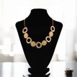 Europe and the United States cross-border factory direct personality exaggerated necklace concentric ring fashion alloy accessories foreign trade jewelry wholesale - Image 2