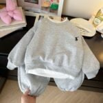Children's hoodie set 2025 autumn new style children's Korean version leisure big children's spring sports children's clothing wholesale - Image 8