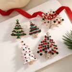 Ins Christmas Cute Brooch Pendant Clothing Pin Fashion Accessories Design Sense Jewelry Niche Simple Decoration - Image 2