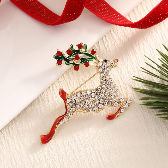 Ins Christmas Cute Brooch Pendant Clothing Pin Fashion Accessories Design Sense Jewelry Niche Simple Decoration - Image 13