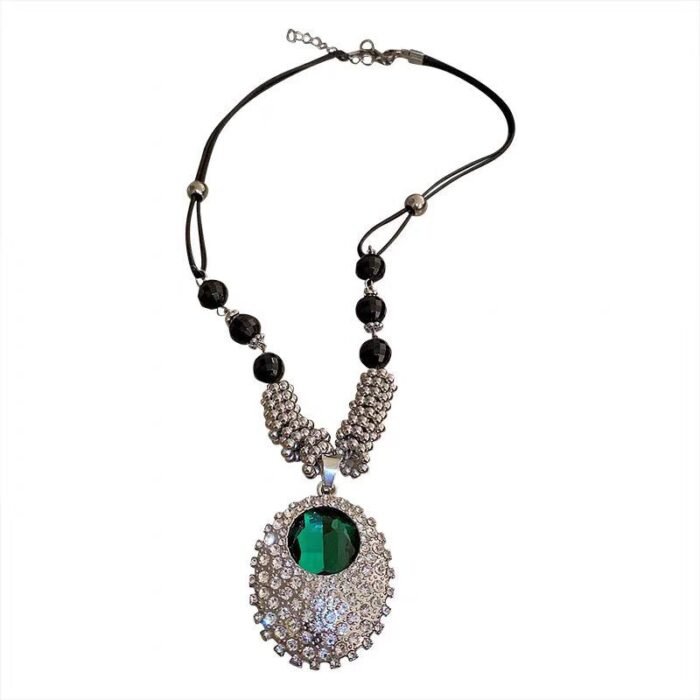 Light Luxury High-end Necklace Women's Long Woolen Chain Simple Fashion All-match Autumn and Winter Tassel Clothing Accessories Pendant Pendant - Image 5