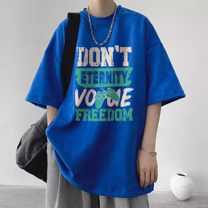 Summer New Short-Sleeved Loose T-Shirt Men's Trbottomy Brand Casual Half-Sleeved Trbottomyy T-Shirt Bottoming Shirt Five-Quarter Sleeve Top - Image 6
