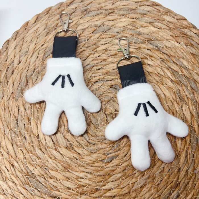 Creative and Wonderful Plush Glove Pendant, Cute Keychain, Bag Decoration Pendant, Best Friend, Couple's Small Gift - Image 1