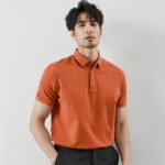 Solona Short sleeved Polo Shirt for Men's High end Men's Wear Long staple Cotton Collar Half Sleeve T-shirt 2025 Summer Solid Color - Image 4