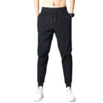 Long pants men's casual pants summer ice silk thin loose quick drying harem ankle pants trendy sports pants men - Image 4