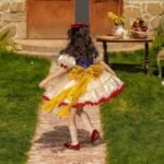 Summer Lolita Snow White Dress for Girls, Elegant Children's Summer Dress, Girls' Yarn Dress, Birthday Dress - Image 3