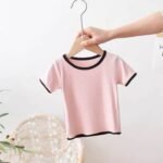 Girls' Short-sleeved T-shirt Children's Summer 2025 New Style Beautiful Super Good-looking Women's Top Cartoon Base Shirt - Image 6