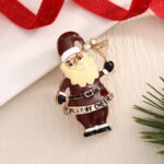 Ins Christmas Cute Brooch Pendant Clothing Pin Fashion Accessories Design Sense Jewelry Niche Simple Decoration - Image 24