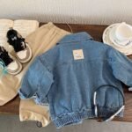 Bangcheng Kidsren's Denim Jacket 2025 Spring & Fall New Korean Style Handsome Jacket for Boys and Girls Huzhou Zhili Kidsren's Clothing Trend - Image 4