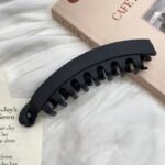 Korean Style Vintage Banana Clip Hair Clip Women's 2024 New High-end Back of Head Hair Fixed Horizontal Clip Banana Clip Hair Clip - Image 6