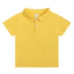 2025 New Children's Summer Cotton Solid Color Short-sleeved T-shirt for Boys and Girls Solid Color Class Clothes Polo Shirt T-shirt - Image 7