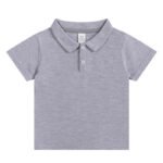 2025 New Children's Summer Cotton Solid Color Short-sleeved T-shirt for Boys and Girls Solid Color Class Clothes Polo Shirt T-shirt - Image 10