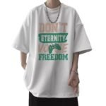 Summer New Short-Sleeved Loose T-Shirt Men's Trbottomy Brand Casual Half-Sleeved Trbottomyy T-Shirt Bottoming Shirt Five-Quarter Sleeve Top - Image 5