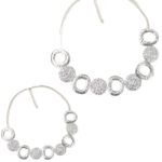 Europe and the United States cross-border factory direct personality exaggerated necklace concentric ring fashion alloy accessories foreign trade jewelry wholesale - Image 5