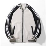 American functional workwear jacket， men's high-end sense cool and stylish spring and autumn baseball jacket couple's style - Image 3