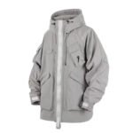 2025 Spring New Functional Wind Multi Pocket Stormtrooper Jacket for Men, Loose Casual Hooded Jacket - Image 4