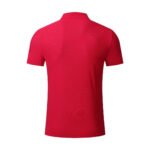 Men‘s 2026SS Short Sleeve Red Polo Shirt – Innovative Design - Image 2