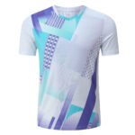 Men‘s 2026SS All-over blue floral print T-shirt – Innovative Design