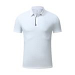 Men‘s 2026SS Short Sleeve White Polo Shirt – Innovative Design