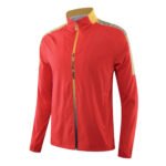 2026SS Men’s Red-Yellow Collar Outdoor Jacket for Spring